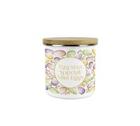 Purely Home Speckled Mini Eggs Canister - Seasonal Easter Kitchenware Gifts - Enamel 600ml Hot Drinks/Food Storage Container