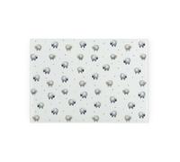 Purely Home Spring Sheep Smooth Glass Worktop Saver - Small Chopping Board
