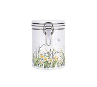 Purely Home Springtime Daffodil Clip-Lid Kitchen Storage Canister - Coffee