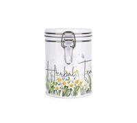Purely Home Springtime Daffodil Clip-Lid Kitchen Storage Canister - Herbal Tea
