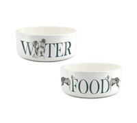Purely Home Staffy Food & Water Bowl Set By Rhiannon Chauncey