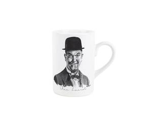 Purely Home Stan Laurel Mug - Comedy Vintage Films Stan Laurel & Oliver Hardy Hollywood Movie Gift/Present - Tea Coffee White Ceramic Cup