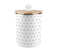 Purely Home Starburst Crosses Food Waste Caddy - Metal 2L Decorative Kitchen Compost Bin