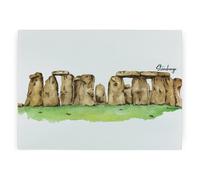 Purely Home Stonehenge Worktop Protector - Large Textured Glass Chopping Board