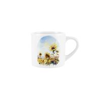 Purely Home Sunflower Kids Mug - Summer Flowers Happy Children's Gift - Hot Drinks Small Ceramic Cup