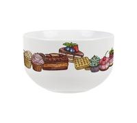 Purely Home Sweet Treats Ceramic Bowl - Dinnerware Serving/dessert Bowl