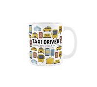 Purely Home Taxi Driver Mug - Humourous Cab Driver Trades Funny Novelty Gift - Tea/Coffee Hot Drinks Ceramic Cup Present