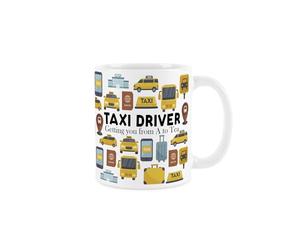 Purely Home Taxi Driver Mug - Humourous Cab Driver Trades Funny Novelty Gift - Tea/Coffee Hot Drinks Ceramic Cup Present
