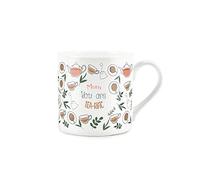 Purely Home Tea-rific Mum Mug - Fine Bone China White Coffee/Tea Present Gift