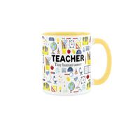 Purely Home Teacher Gift Mug - Trades Funny Novelty Gift Tea/coffee Yellow Ceramic Mug Present