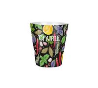 Purely Home Thyme Herbs Plant Pot - Small Ceramic Plant Pot With Drainage Hole Garden Gift