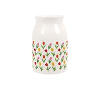 Purely Home Tulip Print Small Porcelain Vase
