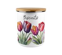 Purely Home Tulips Extra Large Biscuit Tin