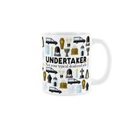 Purely Home Undertaker Mug - Dark Humour Trades Funny Novelty Gift - Tea/coffee Hot Drinks Ceramic Cup Present