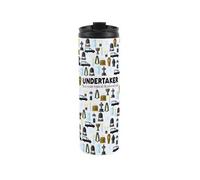 Purely Home Undertaker Travel Mug - Novelty Funeral Director Gift Stainless Steel Vacuum-Sealed Double-Walled Hot/cold Drinks Travel Flask