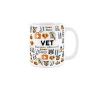 Purely Home Vet Mug - Humourous Trades Funny Novelty Gift - Tea/coffee Hot Drinks White Ceramic Cup Present For Vets/veterinarian