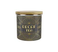 Purely Home Vintage Glamour Decaf Tea Storage Canister - Retro Art Deco Hollywood Interiors - 1.2L Enamel Kitchen Storage Container