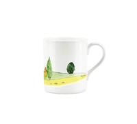 Purely Home Watercolour English Landscape Mug Maple - Small Fine Bone China White Garden Coffee/Tea Present Gift - Designs by Rhiannon Chauncey