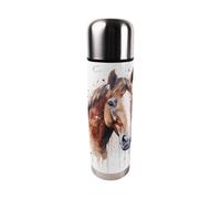 Purely Home Watercolour Horse Large Reusable Thermal Flask