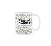 Purely Home Wedding Planner Mug - Humourous Trades Funny Novelty Gift - Tea/Coffee White Ceramic Cup Present for Itinerary Events Organisers