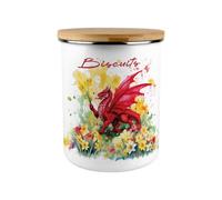 Purely Home Welsh Dragon & Daffodils Extra Large Biscuit Tin