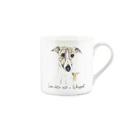 Purely Home Whippet Mug - Lifes Better With A Whippet Bone China White Mug - Tea/coffee Gift For Dog Lovers