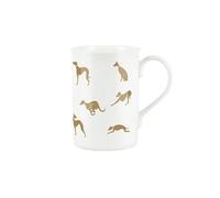 Purely Home Whippets Patterned Mug - Novelty Dogs Themed Gift/Present - Bone China Coffee/Tea Mug/Cup