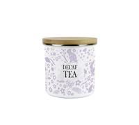 Purely Home Wild Rabbits Decaf Tea Canister - Lilac Wildlife & Animals Kitchen Gifts - Medium Metal/enamel Storage Container 600Ml