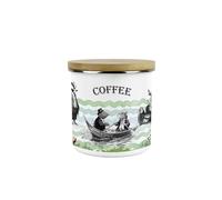 Purely Home Wind in the Willows Coffee Canister - 600ml Enamel Kitchen Storage Container Gifts for Book Lovers