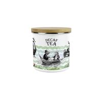 Purely Home Wind in the Willows Decaf Tea Canister - 600ml Enamel Kitchen Storage Container Gifts for Book Lovers