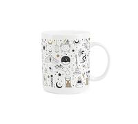 Purely Home Witchcraft Magic Mug - Halloween Witch Magician Spells Gift/Present - Tea Coffee White Bone China Mug
