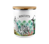 Purely Home Wizard of Oz Biscuit Tin - Wicked Witch & Dorothy Emerald City 2.7L Extra-Large Enamel Kitchen Storage Canister, Book Themed Gifts