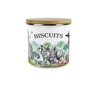 Purely Home Wizard of Oz Small Biscuit Canister - Wicked Witch & Dorothy Emerald City Gifts - 1.2L Enamel Kitchen Storage Container