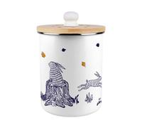 Purely Home Woodland Rabbits Food Waste Caddy - Metal 2L Decorative Kitchen Compost Bin