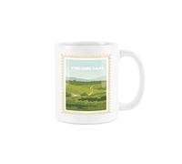 Purely Home Yorkshire Dales Mug Travel Stamps Destination Holiday Mug Coffee/Tea Gift