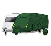 Purely Outdoors CoverPRO Premium Breathable 4-Ply Green Caravan Cover With Free Hitch Cover (17-19ft)