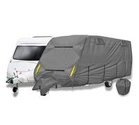 Purely Outdoors CoverPRO Premium Breathable 4-Ply Grey Caravan Cover With Free Hitch Cover (14-17ft)