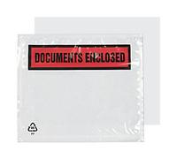 Purely Packaging Document Enclosed Envelopes C7 123 (W) x 111 (H) mm Self-Adhesive Printed Pack of 1000