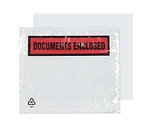 Purely Packaging Document Enclosed Envelopes C7 123 (W) x 111 (H) mm Self-Adhesive Printed Pack of 1000