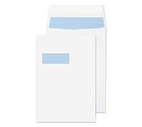 Purely Packaging Vita Gusset Envelopes C4 Peel & Seal 140 gsm White Pack of 125