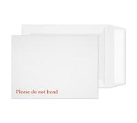 Purely Packing Vita Non Standard Board Back Envelopes Plain Peel & Seal 178 x 241mm 120 gsm White Pack of 125