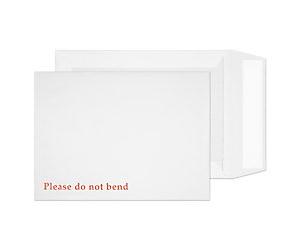 Purely Packing Vita Non Standard Board Back Envelopes Plain Peel & Seal 178 x 241mm 120 gsm White Pack of 125