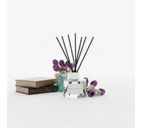 Purely Panache Luxury Reed Diffuser - Istanbul Rose, 100ml (Pack of 1) | Long-Lasting Luxury Home Fragrance, Rose & Musk Aromatherapy Diffuser