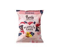 Purely Plantain Chips - Low Fat Plantain Crisps - Gluten Free Snacks - Healthy Alternative Snack Multipack - Vegan, Nutritious & All Natural - Nice & Spicy - 28g x 20 Pack