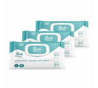 Purely Protect Antibacterial & Virucidal Wet Wipes | Biodegradable, Plastic-Free, Eco-Friendly Cleaning Wipes | For Home, Office, Workplace & Industrial Use (3 Packs of 100)