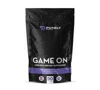 Purely Proud Game ON - Fibre Rich Supplement for Bottoms | Stay Ready with Psyllium Husk, Probiotics, Peppermint | Supports Digestion, Gut Health & Clean Confidence | Vegan | 90 Capsules | Made in UK