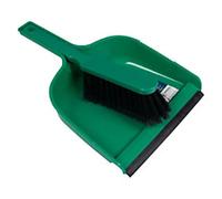 Purely Smile Plastic Dustpan and Brush Green
