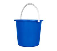 Purely Smile Round Bucket Plastic 9 L Blue
