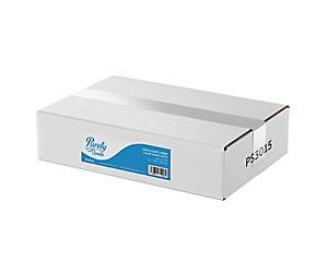 Purely Smile Wheelie Heavy Duty Bin Bags Transparent Plastic Pack of 100