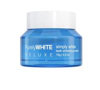 PurelyWHITE Deluxe, Whitening Powder - Removes Stains, No Sensitivity - Enamel-Safe Toothpaste Whitening Powder for Coffee, Tea, Food, Wine, and Tobacco Stains.